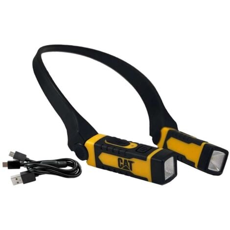 Caterpillar - Lampe de cou LED rechargeable, 300 lm CT7105