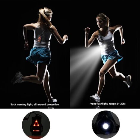 Lampe Running, 500 Lumens Lampe De Course à Pied Rechargeable