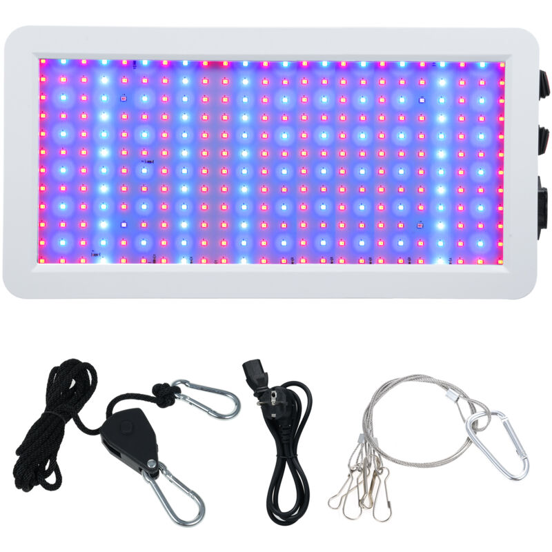 Lifcausal - Lampe de croissance à 312 led pour plantes d'intérieur, lampe de croissance à spectre complet pour plantes en croissance et en floraison,