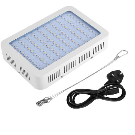 Lampe de croissance LED à spectre complet 100 LED pour plantes hydroponiques, croissance végétative et floraison