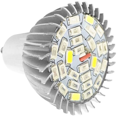 Lampe de croissance LED à spectre complet 28 W pour plantes à fleurs, 85 V-265 V, culot GU10