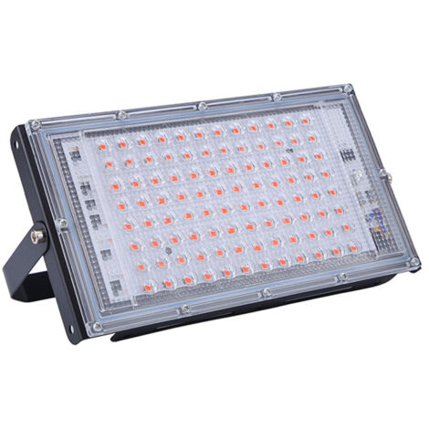 Lampe de croissance LED à spectre complet pour légumes et fleurs d'intérieur, idéale pour la culture hydroponique en serre.