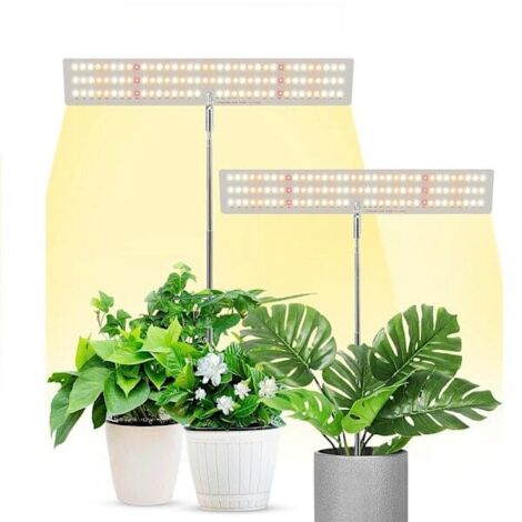 Lampe de croissance LED pour plantes avec 3 modes d'éclairage et 4 niveaux de gradation.