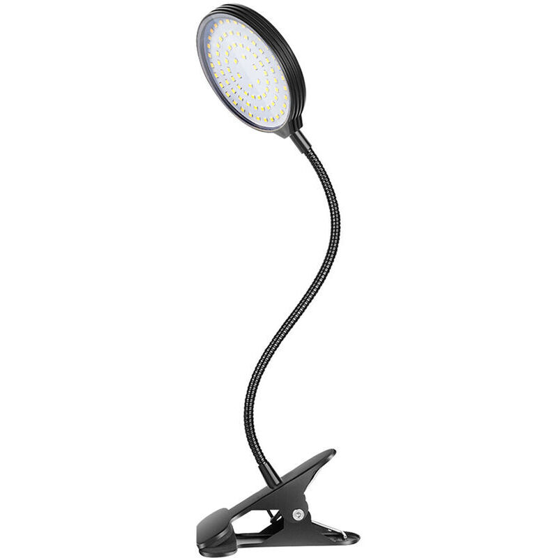 Lampe de croissance LED pour plantes d'intérieur 15 W LED rouges et bleues marche et arrêt automatiques avec minuterie 4/8/12H 3 modes d'éclairage 5