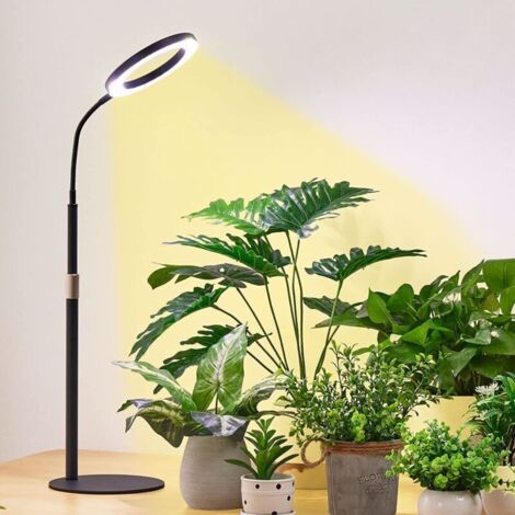 Lampe de croissance pour plantes à spectre complet, flexible à 360° avec bras réglable, parfaite pour la culture de plantes en intérieur