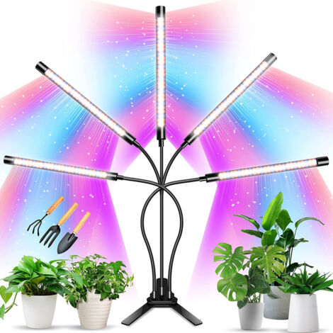 Lampe de croissance pour plantes d'intérieur, DICCEAO 150W LED, idéale pour le semis, avec spectre complet, minuterie 3/9/12h, 10 niveaux d'intensité, 3 modes d'éclairage. Convient à diverses plantes.