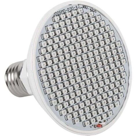 Lampe de croissance pour plantes E27 24W 85V-265V 200LED pour la culture hydroponique aquatique avec angle de faisceau de 120 degrés - RWJardin › Jardinage › Équipement pour serre et semis › Lampes ›