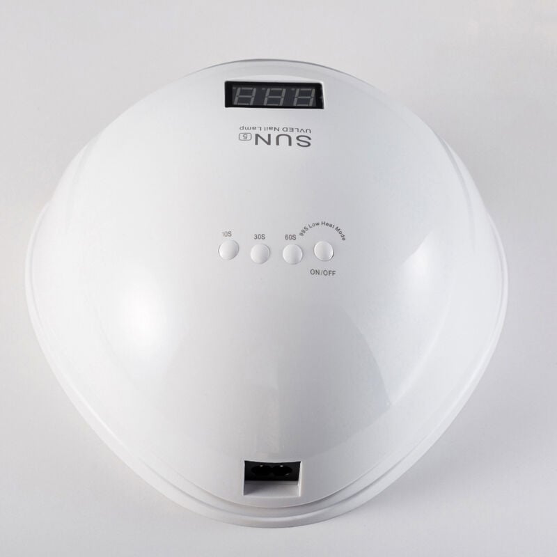 Lampe de cuisson à ongles à double source lumineuse à induction intelligente de 48 w