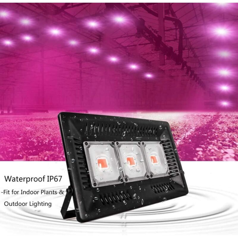 Grow Light-150W-LED lumière de jardinage-IP67 étanche-culture de la lumière des plantes-floraison intérieure et extérieure cultiver la lumière