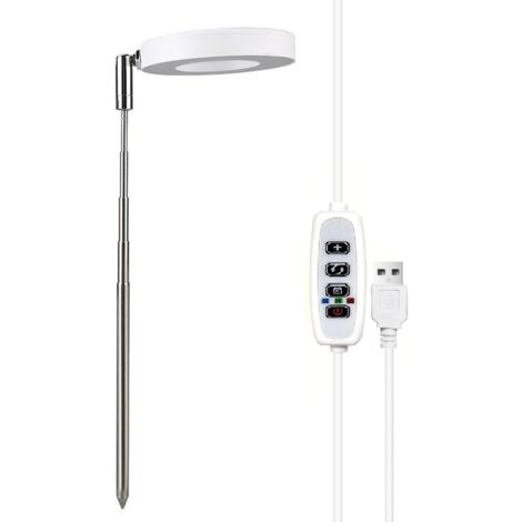 Lampe Plante Lampes De Culture Pour Plantes D'Intérieur - Spectre Complet - 72 Led - Minuterie 3-9-12H Lampes De Croissance Horticoles - 8