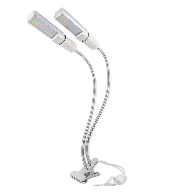 Lampe de culture LED pour plantes d'intérieur, 2 têtes, décoration intérieure