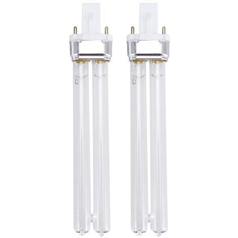 Lampe de désinfection ultraviolette UV 11 W, lampe de stérilisation UV pour stérilisateur d'aquarium (culot G23)