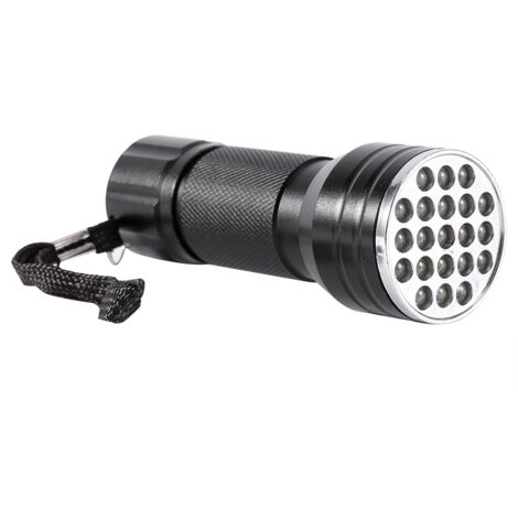 Lampe de Détection UV LED Puissante en Aluminium, Lumière Violette Haute Intensité