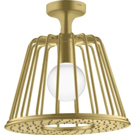 Lampe de douche 1jet AXOR DN 15 m Montage au plafond design par Nendo bru ni