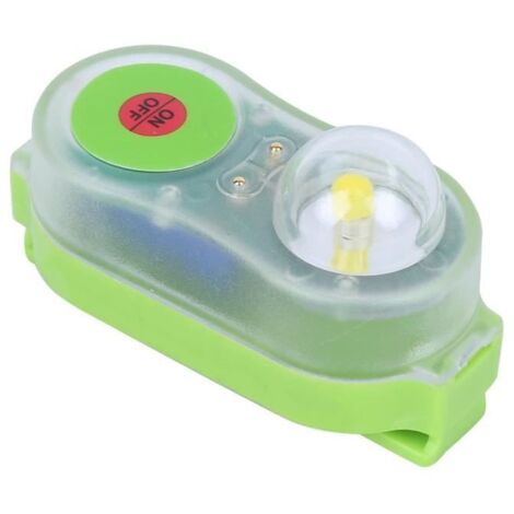 Lampe de gilet de sauvetage lumière LED au lithium JHYD-I lampe de poche auto-éclairante à l\'eau de mer lampe (Cyan )
