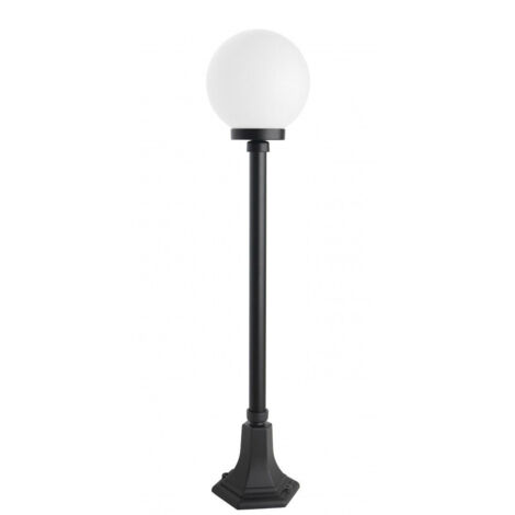 Lampe de jardin 98 cm boule 20 cm noire E27 IP43 SU-MA