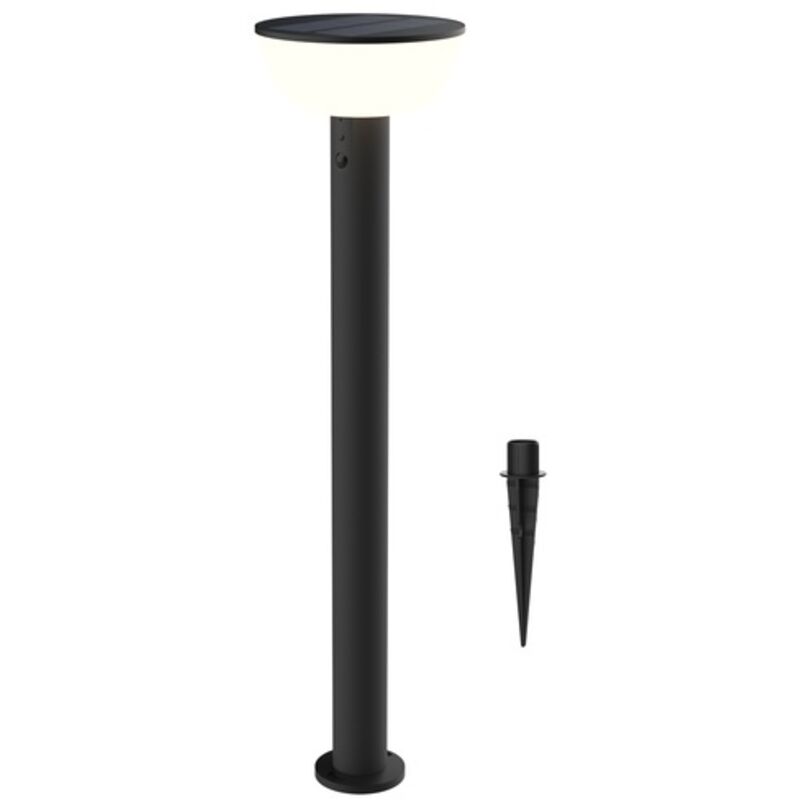 Lampe de jardin design Lawton Noir Hybride - LUX55771 Lampe de jardin design Lawton Noir Hybride - LUX55771