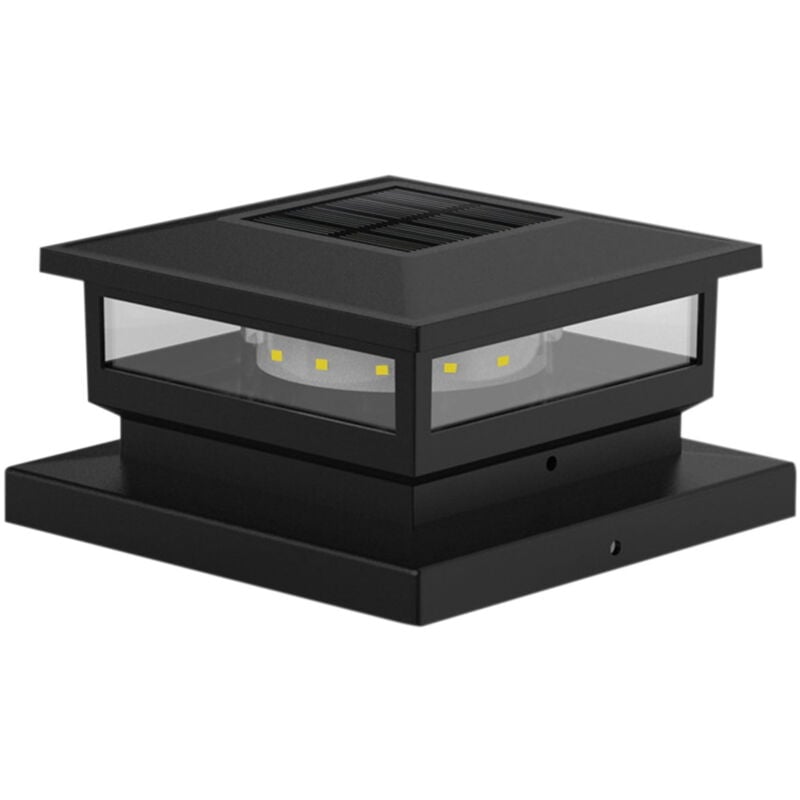 Lampe de jardin solaire à 8 led, éclairage décoratif pour extérieur, patio, jardin, pilier de 1,2 m x 1,2 m et 1,8 m x 1,8 m, cadeaux de jardinage