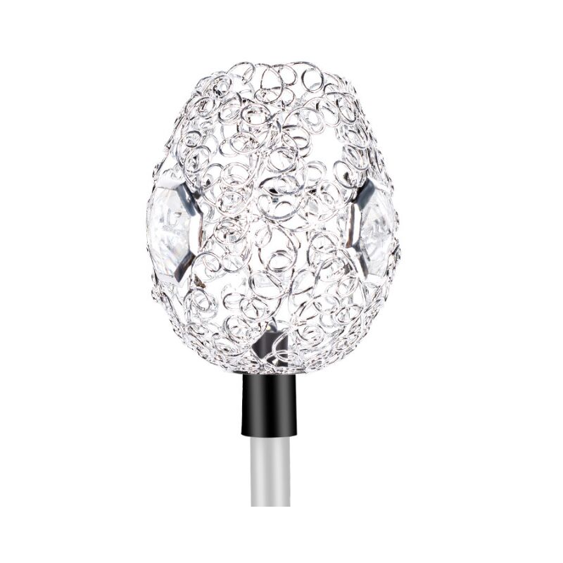 ZVD - Lampe de Jardin Solaire - Lumière Décorative Blanc Chaud (Lot de 2)