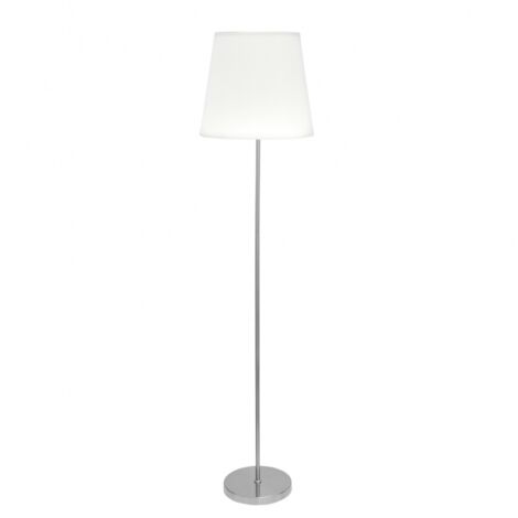 Lampe de Lampadaire Maldivas 1xe27 Nickel/blanc 40d de FABRILAMP.