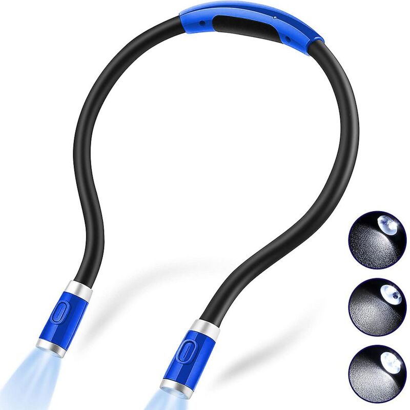 Feiyue - Lampe de lecture à led rechargeable, serre-tête de lecture