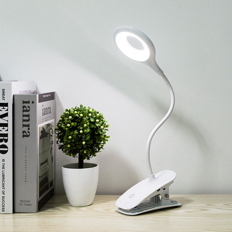 Lampe de lecture à clip Led Lampe de table de protection des yeux à intensité variable