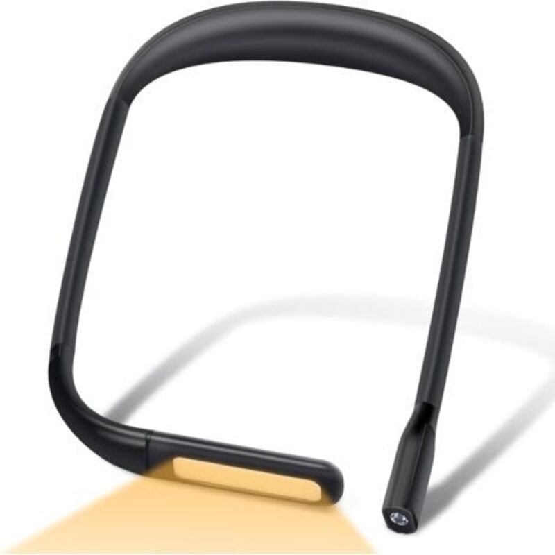 Lampe de Lecture de Cou, Lampe led Rechargeable usb Flexible Lampe Livre pour Lire au Lit Portable Liseuse 3 Couleurs Luminosité Réglable Light pour