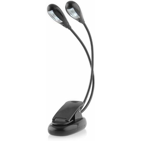 Lampe de lecture de livre à LED/lumière de pupitre/clip et lumière portable pour liseuse de voyage et tête de lit pour piano