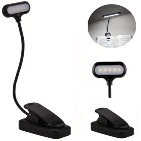Lampe de lecture LED 360° avec protection des yeux, mode mémoire, lampe de lecture LED