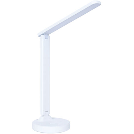 Lampe de lecture LED 4W DC5V, 3 couleurs, température de couleur variable, luminosité réglable, support téléphone, orientable, USB, batterie rechargeable 500mAh