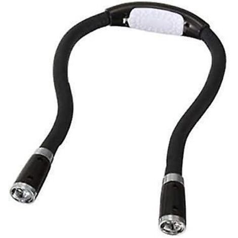Lampe de lecture LED, lampe frontale mains libres, veilleuse LED flexible à piles