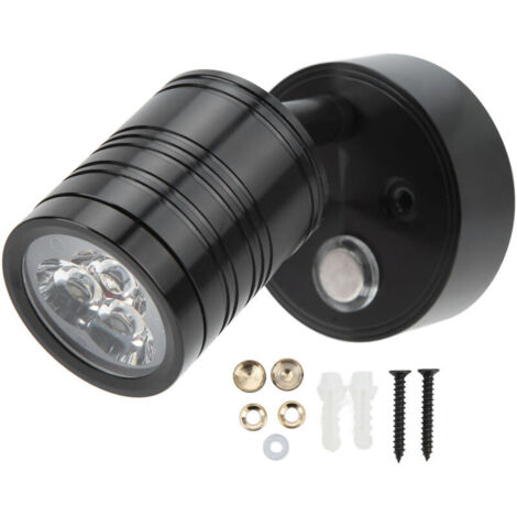 Lampe de lecture LED pour camping-car, lumière blanche chaude, variateur tactile, 12-30V, 3W, pour chambre à coucher, cabine, camion, remorque, bateau, Yacht