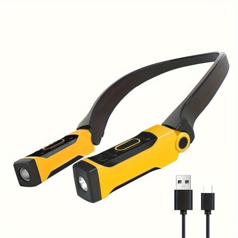 Lampe de lecture LED tour de cou, lampe de lecture rechargeable, lampe de cou, lampe de barbecue, lampe de camping