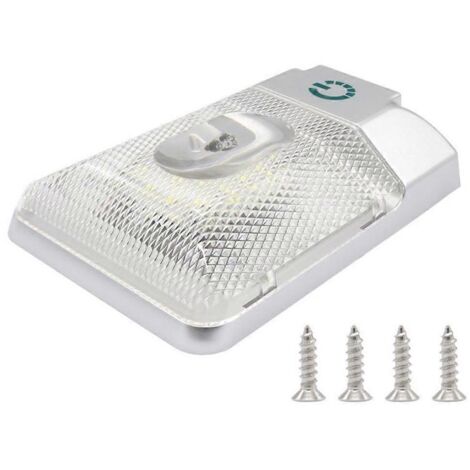 Lampe de lecture LED universelle pour camping-car, caravane et intérieur de caravane, plafonnier.