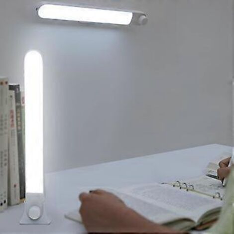 Lampe de lecture murale, éclairage de salle de bain, lampe de bureau rechargeable par USB