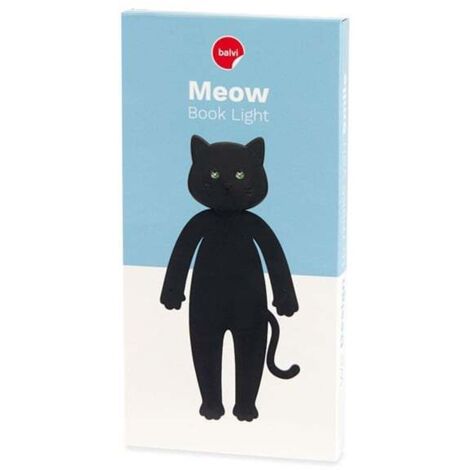 Lampe de lecture pour chat, cadeau pour elle, marque-page chat de nuit
