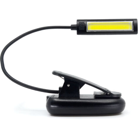 Lampe de lecture rechargeable à LED et avec pince - EasyMate - 330310