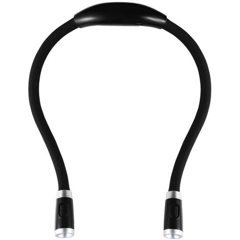Lampe De Lecture Réglable Chromée Avec Interrupteur, 2 Niveaux D'intensité