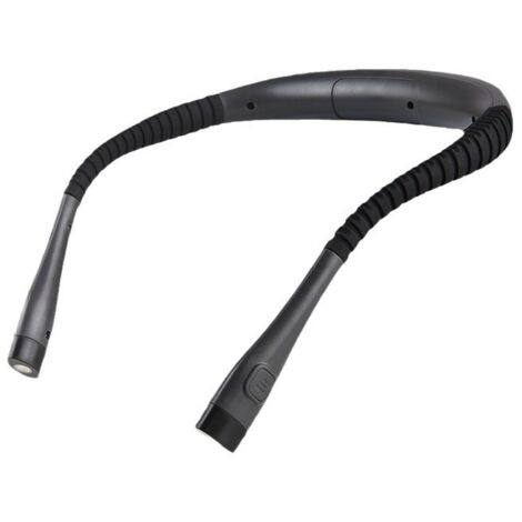 Lampe de lecture rechargeable pour le cou, lampe de chevet, 3 couleurs, 6 niveaux de luminosité, bras pliable, longue durée de vie de la batterie, idéale pour la lecture, le tricot, le raccommodage