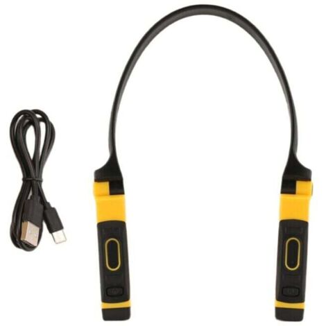 Lampe de Lecture Rechargeable USB Flexible Cou 2 Niveaux Luminosité pour Lire et Réparer