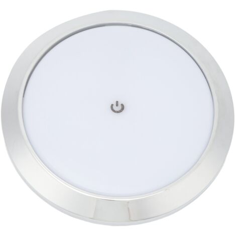 Lampe de lecture tactile pour camping-car, 7 pouces, plafonnier en forme de dôme, lampe d'intérieur LED à économie d'énergie, éclairage de couloir pour camping-cars et yachts, 12 V CC