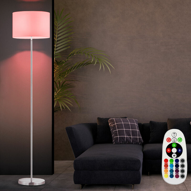Lampadaire design à LED RGB projecteur de plafond à changement de couleur 7 watts variateur de lumière sur pied