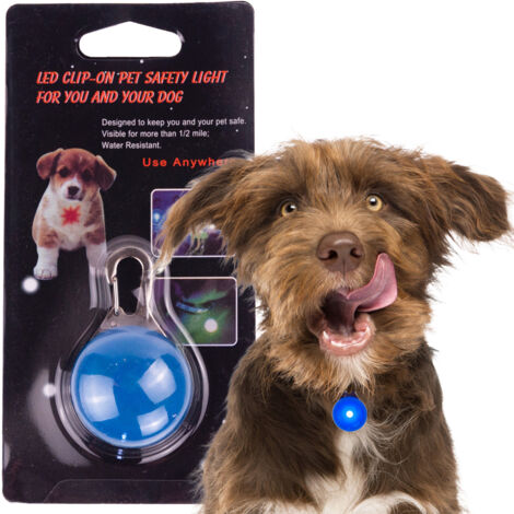 Lampe de localisation LED XA126 pour collier, harnais ou pendentif pour chien