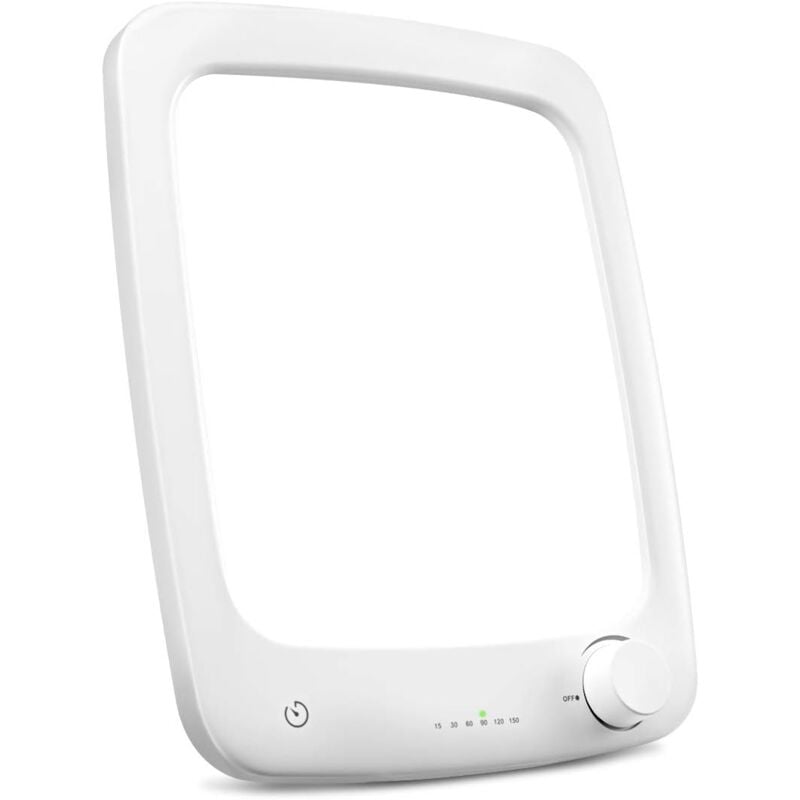 ZVD - Lampe de Luminothérapie 10000 Lux, Luminosité Réglable et Minuterie, Simulation de la Lumière du Jour, Sans uv - Avec Support Démontable