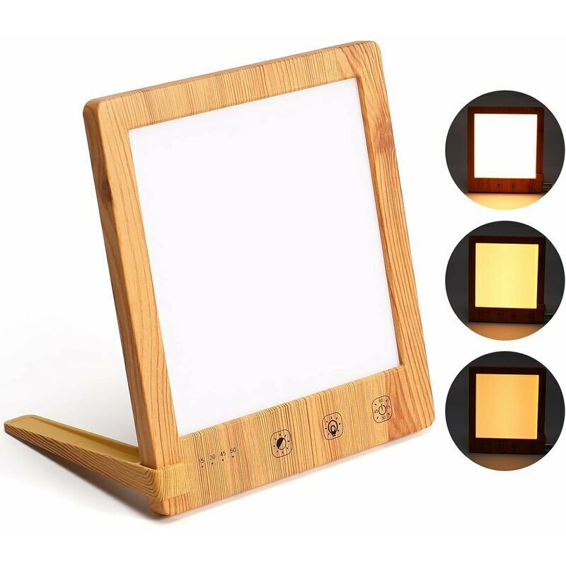 Tigrezy Lampe de luminothérapie 10000 Lux SAD Lampe LED de lumière du pour le traitement efficace des troubles affectifs saisonniers avec fonction