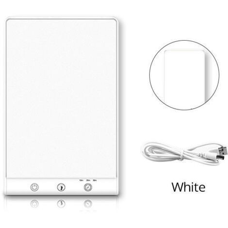 Lampe de luminothérapie 11000lux, luminosité et minuterie réglables, lampe émotionnelle solaire bionique, lumière blanche chaude