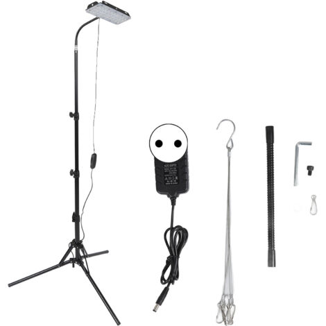 Lampe de luminothérapie infrarouge 90W avec 90 LEDs, support triangulaire, large plage de tension AC 85‑265V, pour soins physio et bien-être à domicile.