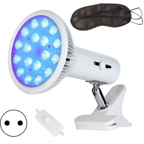 Lampe de luminothérapie LED portable pour acné et jaunisse, 110‑240V avec prise EU