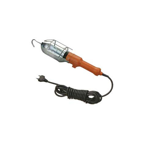 Lampe de mécanicien en métal - 5 m de câble bipolaire 2x0,75