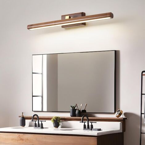 Lampe de miroir de maquillage, applique murale LED pour salle de bain, applique murale scandinave moderne (40 cm, lumière chaude)